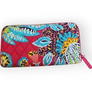 Vera Bradley “Rhumba” Quilted Zip-Around Wallet